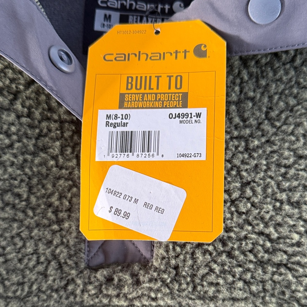 Carhartt Forest Green Fleece Jacket - Picture 2 of 3